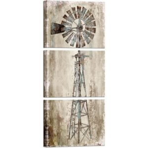 RUSTIC FARMHOUSE STYLE CANVAS PRINTS WALL ART DECOR PICTURE